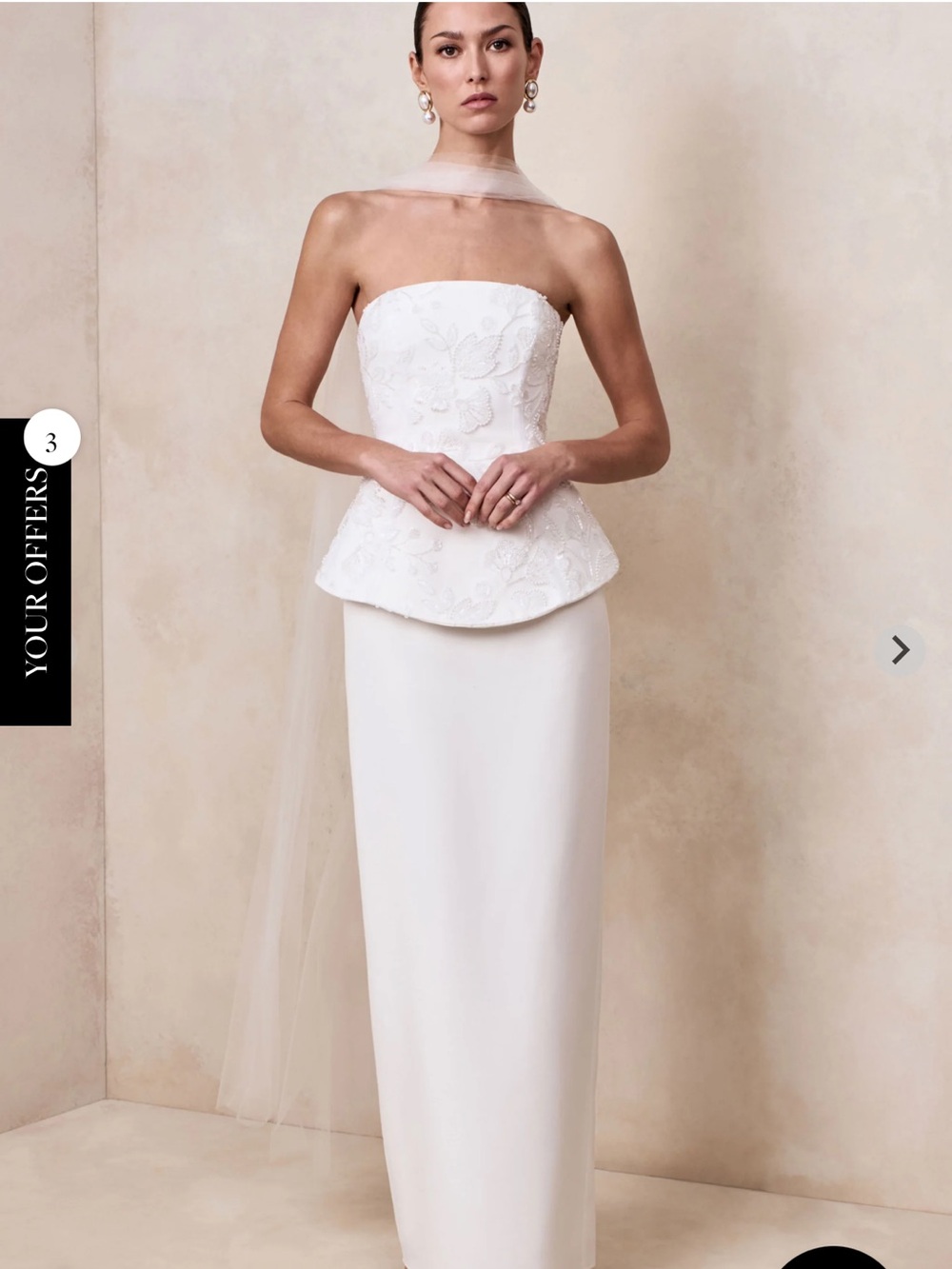 NAIRA club London peplum style Maxi dress